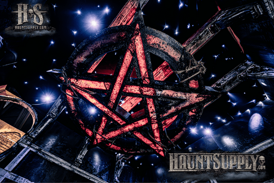 Giant Glowing Pentagram